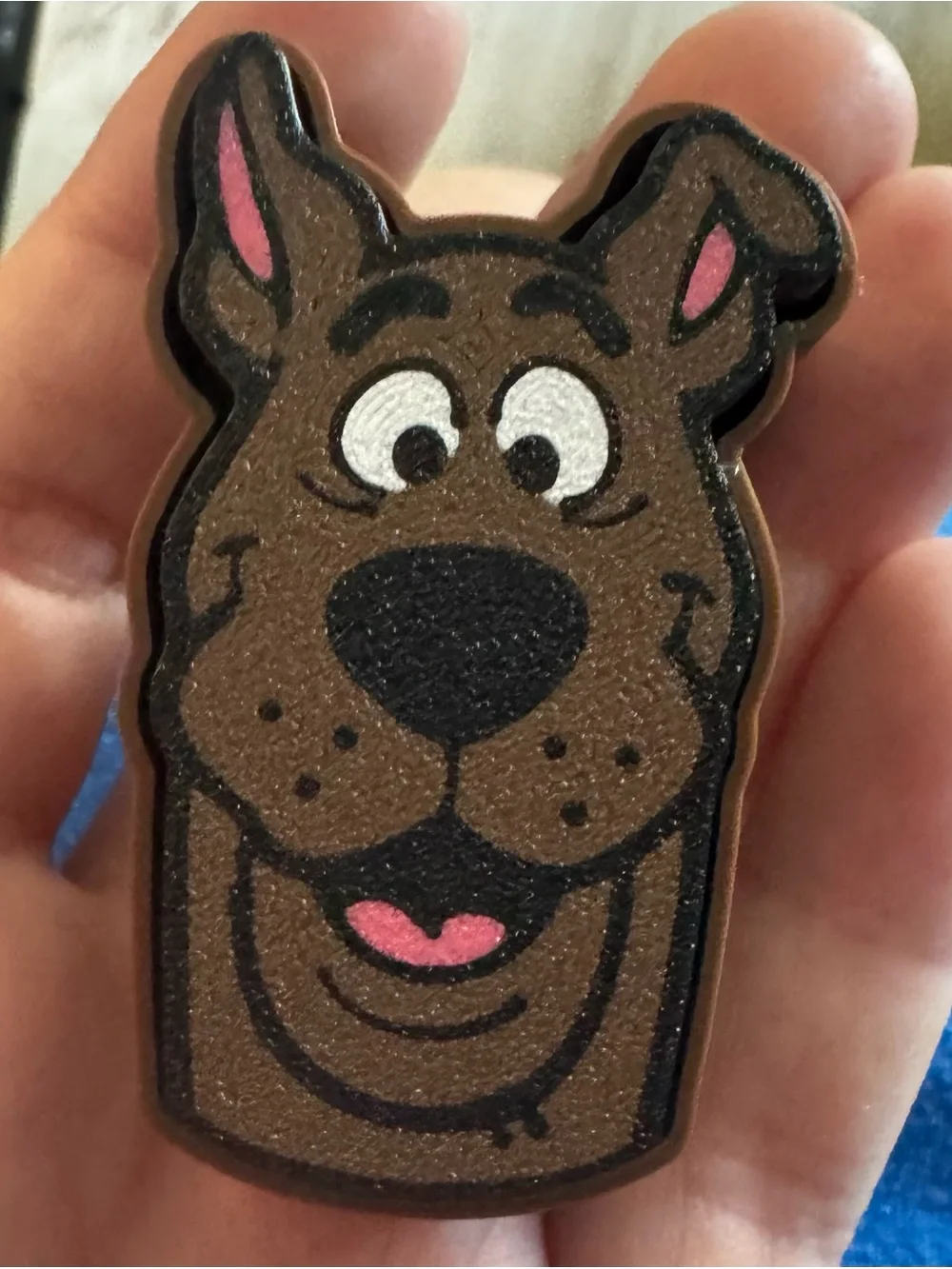 Brown Scooby Style Dog Face Clicker Fidget - new!